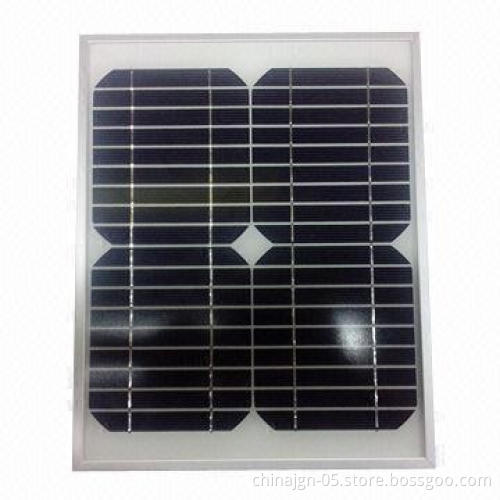 10W/18V Mono-crystalline Silicone Solar Panel, CE Certification, Used in Solar Light